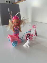 Barbi dziecko na rowerze