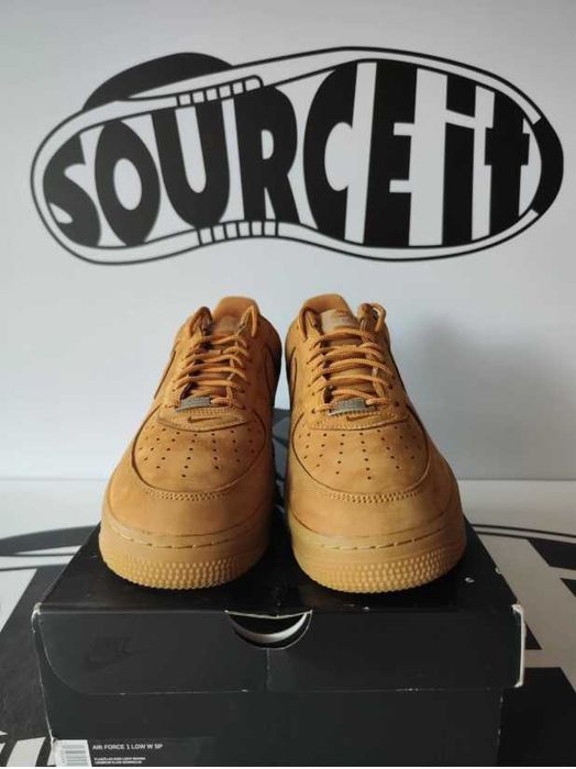 Buty meskie Mokasyny Nike_Air_Force_1_Low_Supreme_Brown R.43