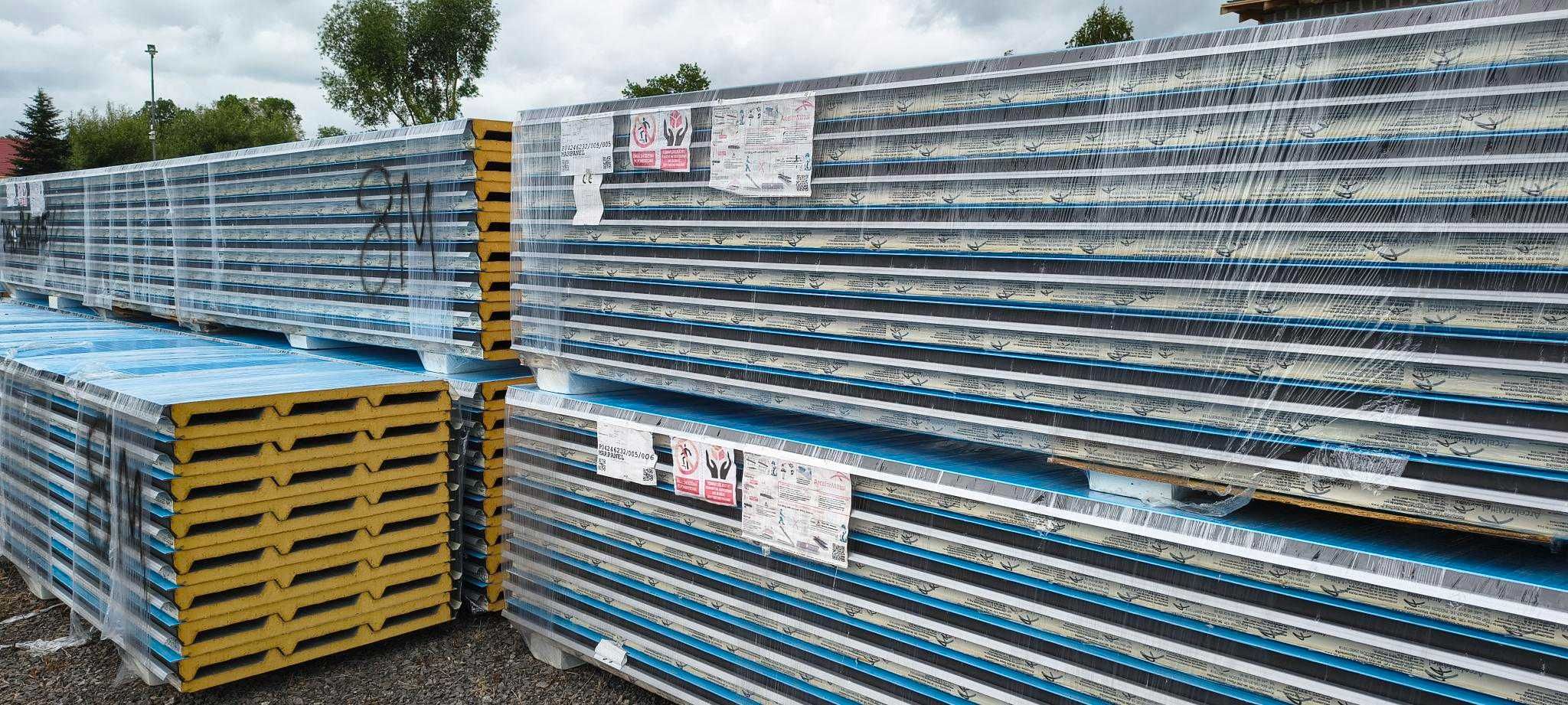 Płyta warstwowa dachowa 40mm I gatunek dostępna od ręki. PROMOCJA !