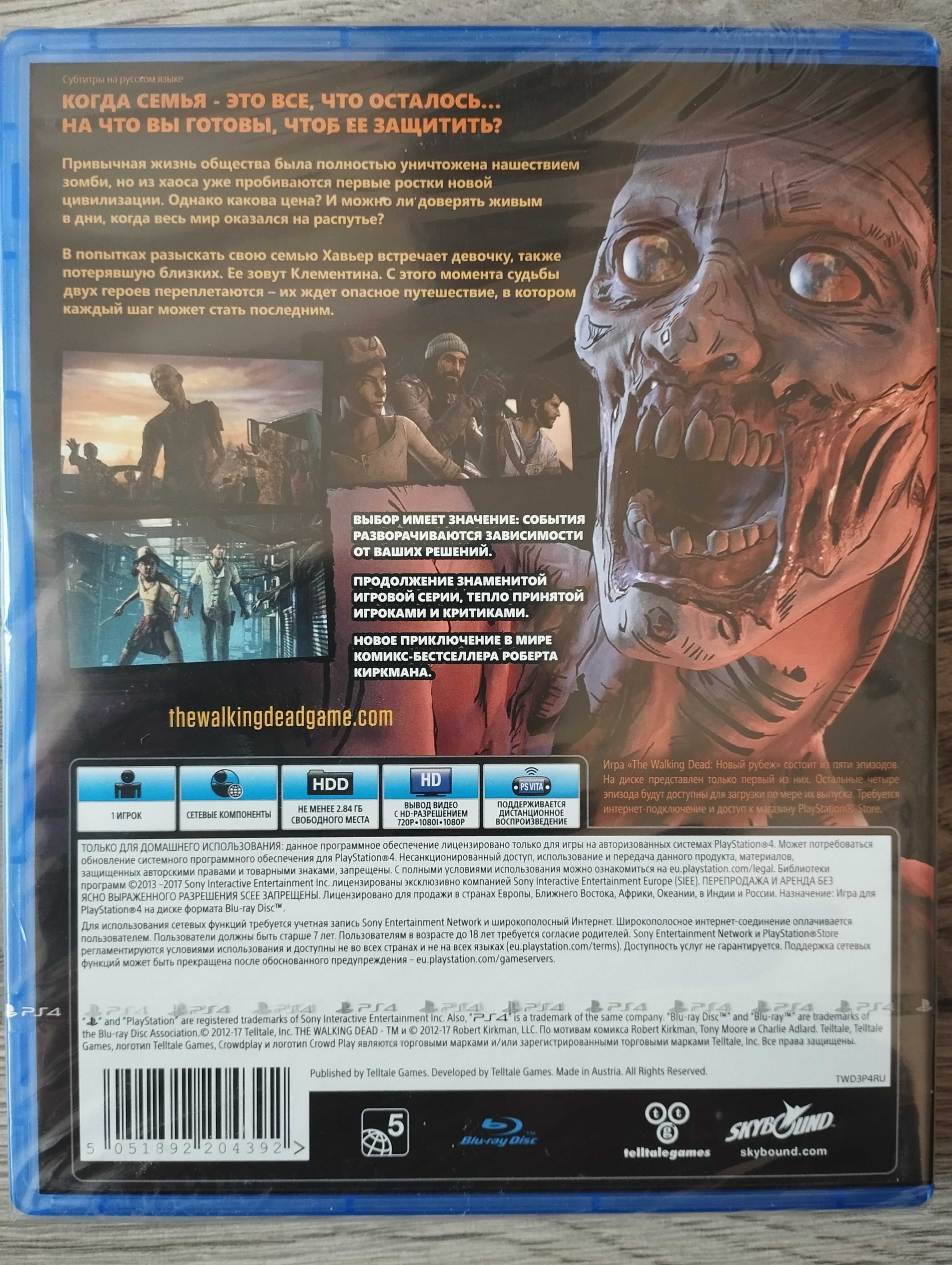 Nowa Gra The Walking Dead New Frontier PS4/PS5 Playstation