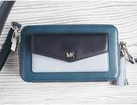 Сумка michael kors tri-color small leather camera bag