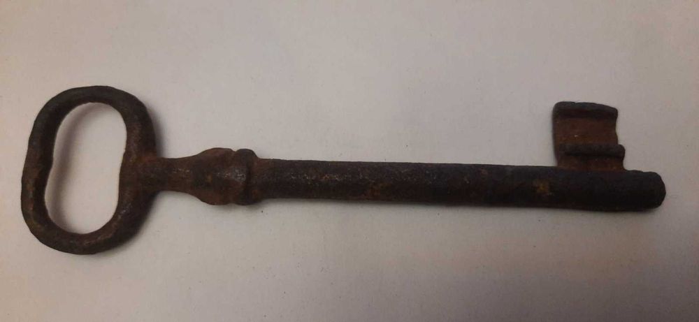 старинный оригинальный ключ от дверного замка ХIX век длина 11,5 см