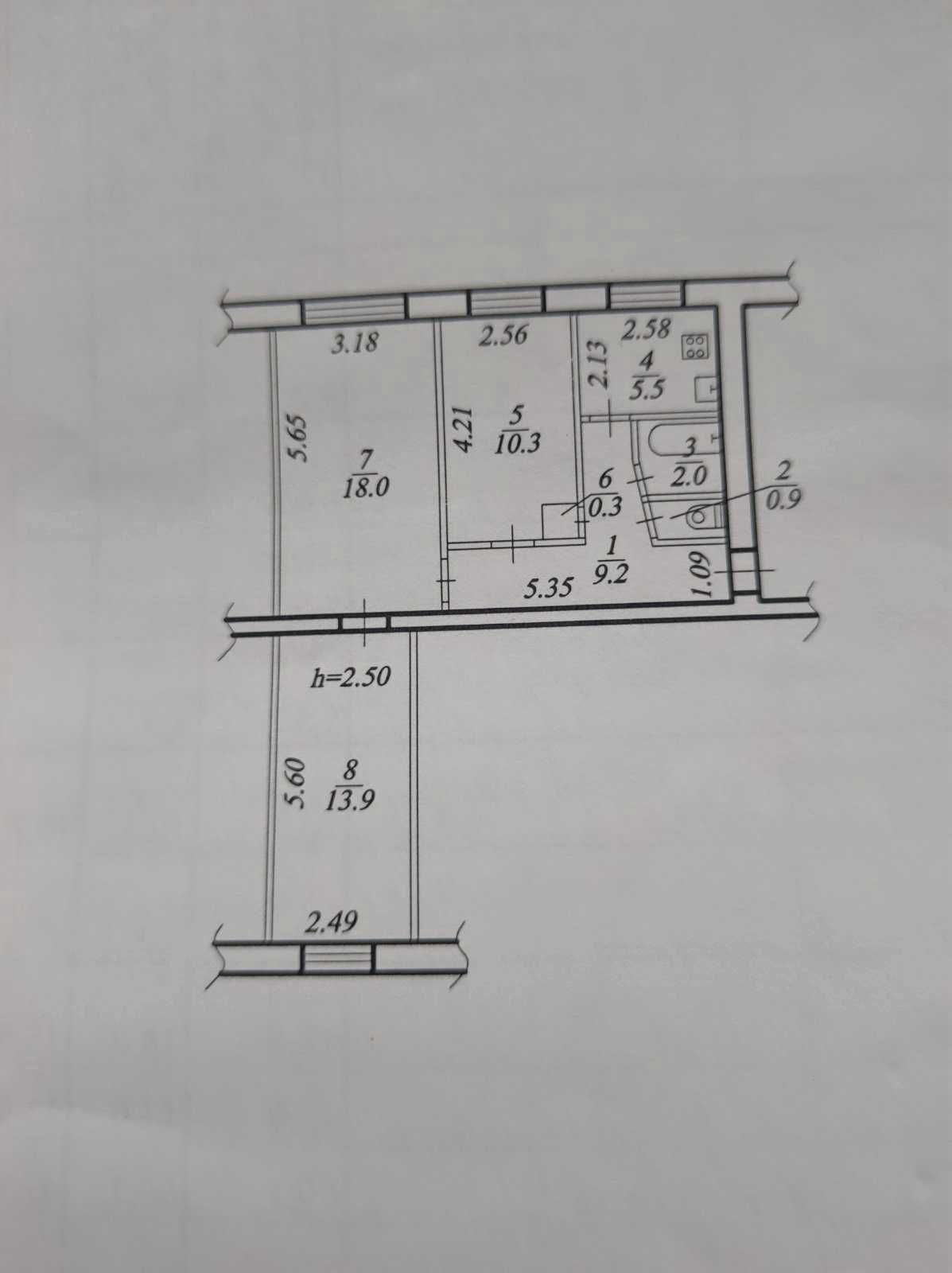 Продам 3-к квартиру в районе Калиновой/Образцова/Софии Ковалевской