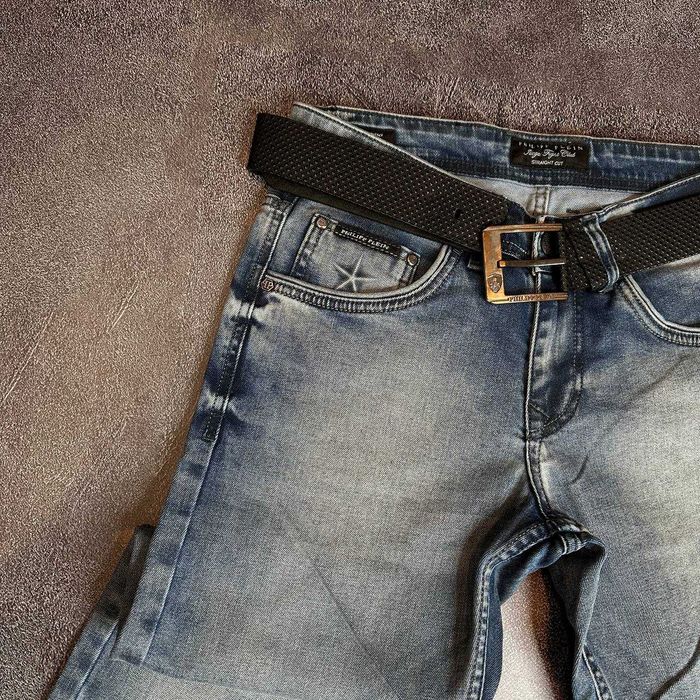 Чоловічі сині джинси Philipp Plein(розмір-30)