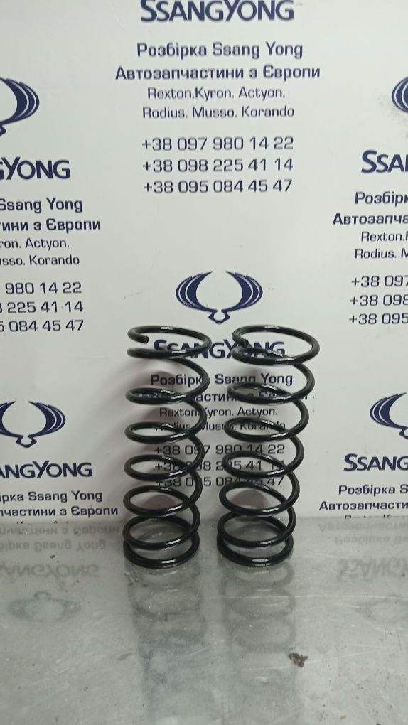 Пружини задні Ssang Yong Kyron, Rexton, Actyon, Musso