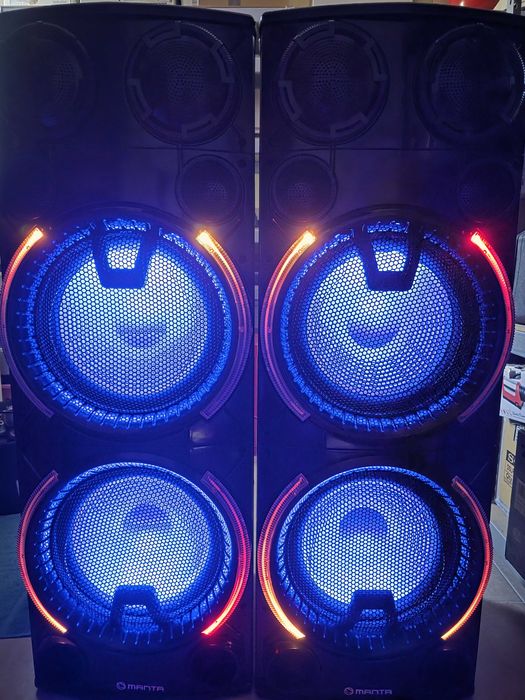 Głośniki karaoke MANTA SPK 6012 FOBOS POWER AUDIO - na sylwestra