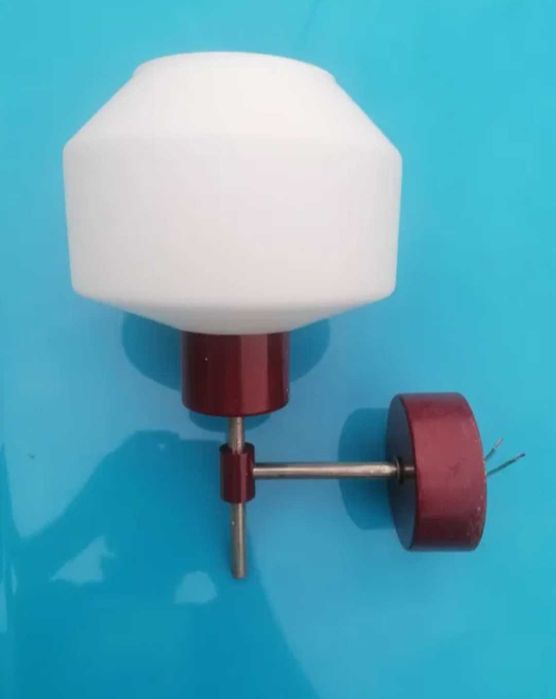 Zabytkowa PRL art deco vintage kinkiet lampa ścienna retro zabytek