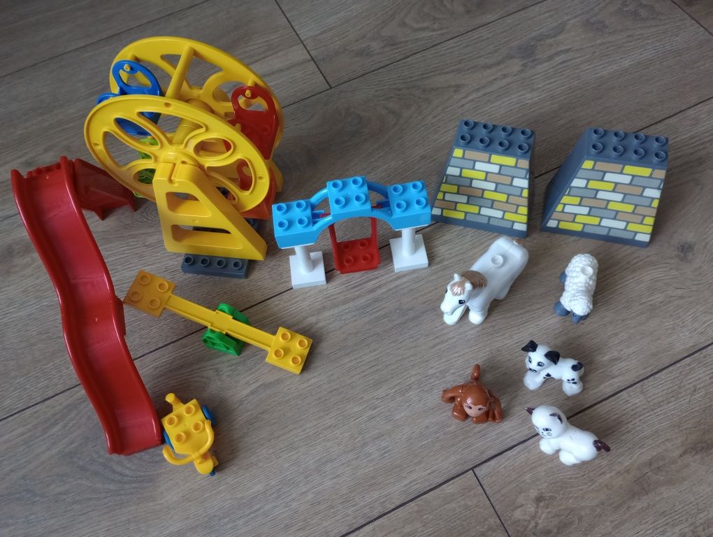 LEGO Duplo leśny park + zwierzątka + plac zabaw + parada Minnie 10597