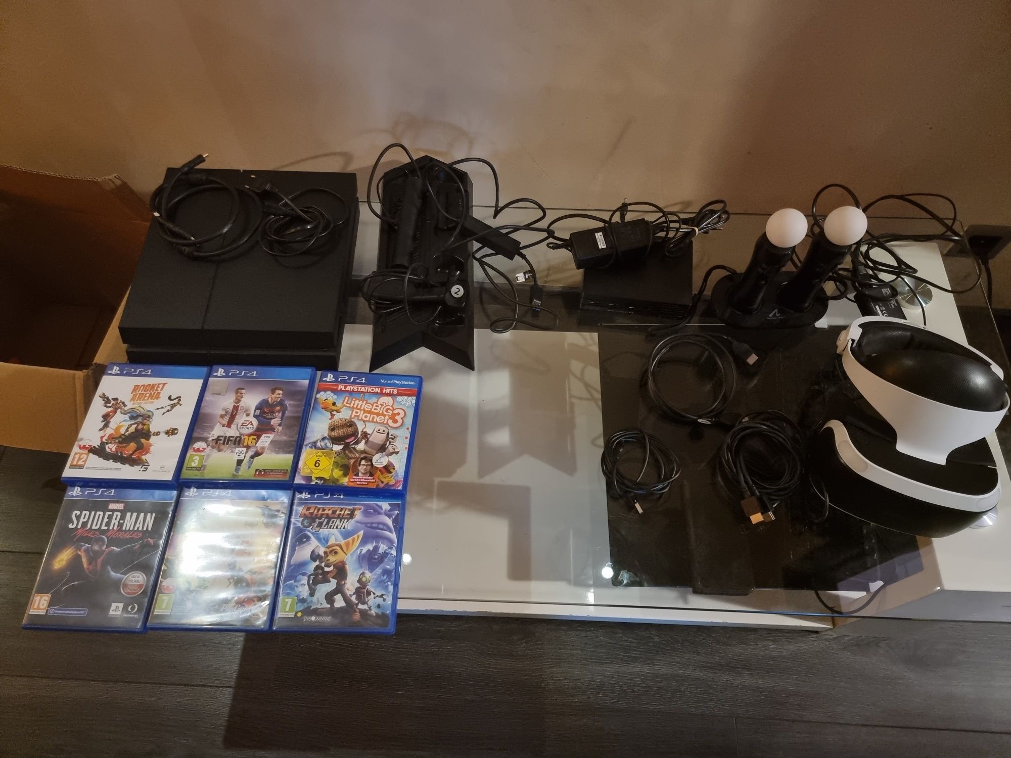 Ps4 ,VR okulary, kontroler ,gry