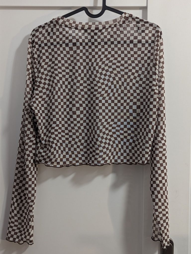 Lekka bluzka w szachownicę Primark r. M