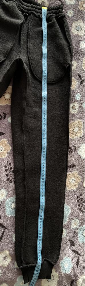 Костюм чорний на флісі XS-S