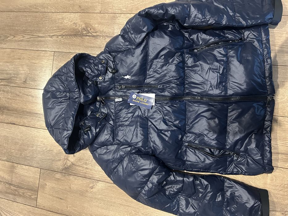 granatowa kurtka ralph lauren