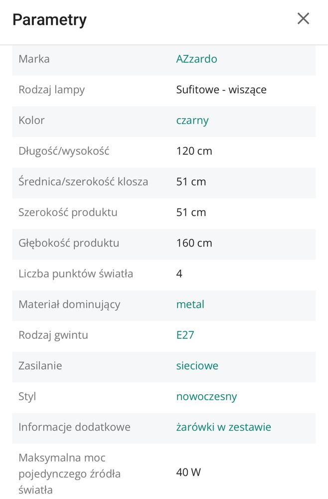 Lampa wisząca Taurus 2