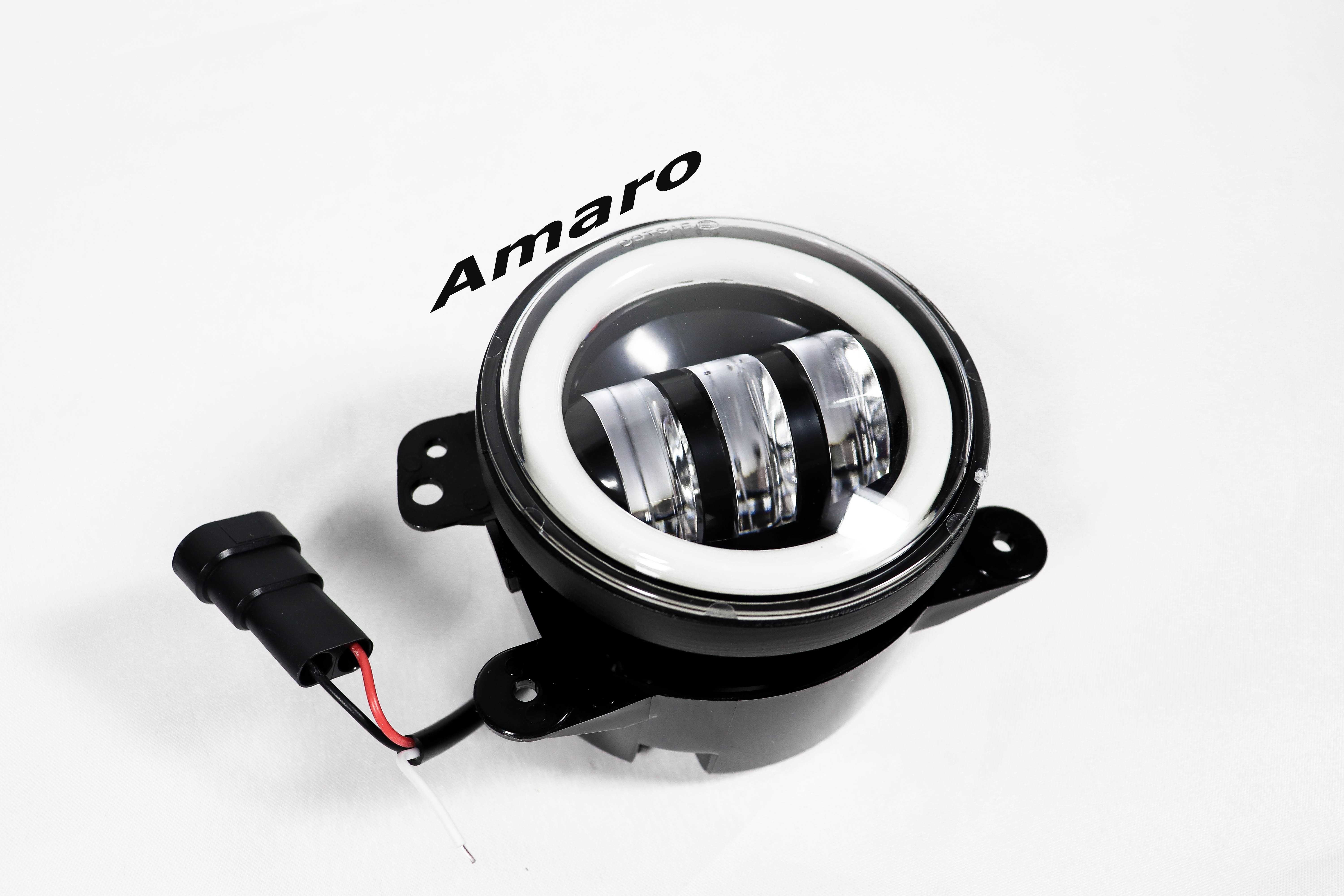 2 Farois de Nevoeiro em Led/Angel Eyes para Carro/Jipe Nº4 | NOVOS