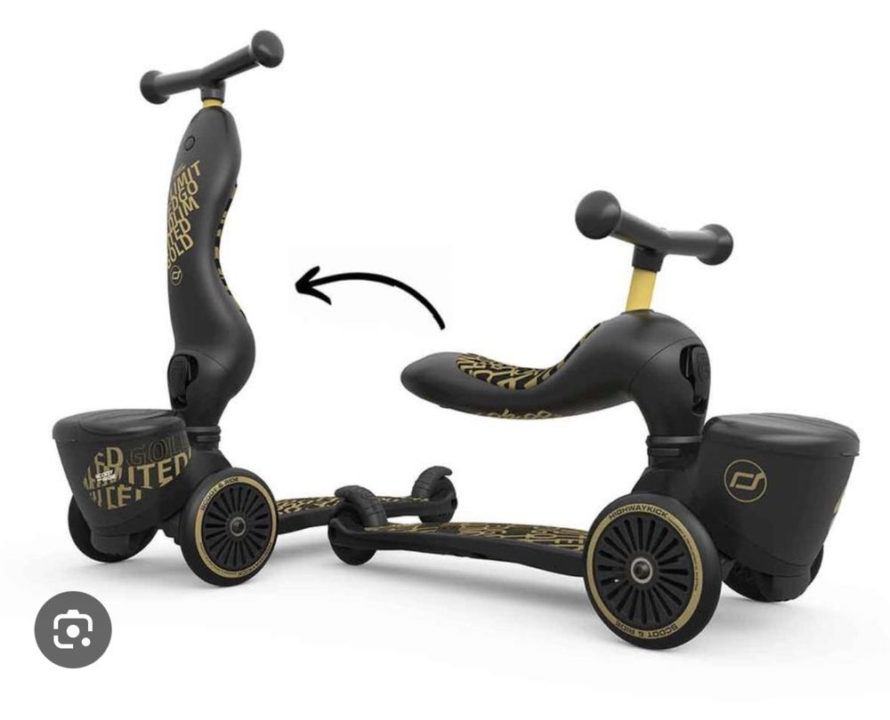 Біговел-самокат 2 в 1 “Scoot and ride limited gold”