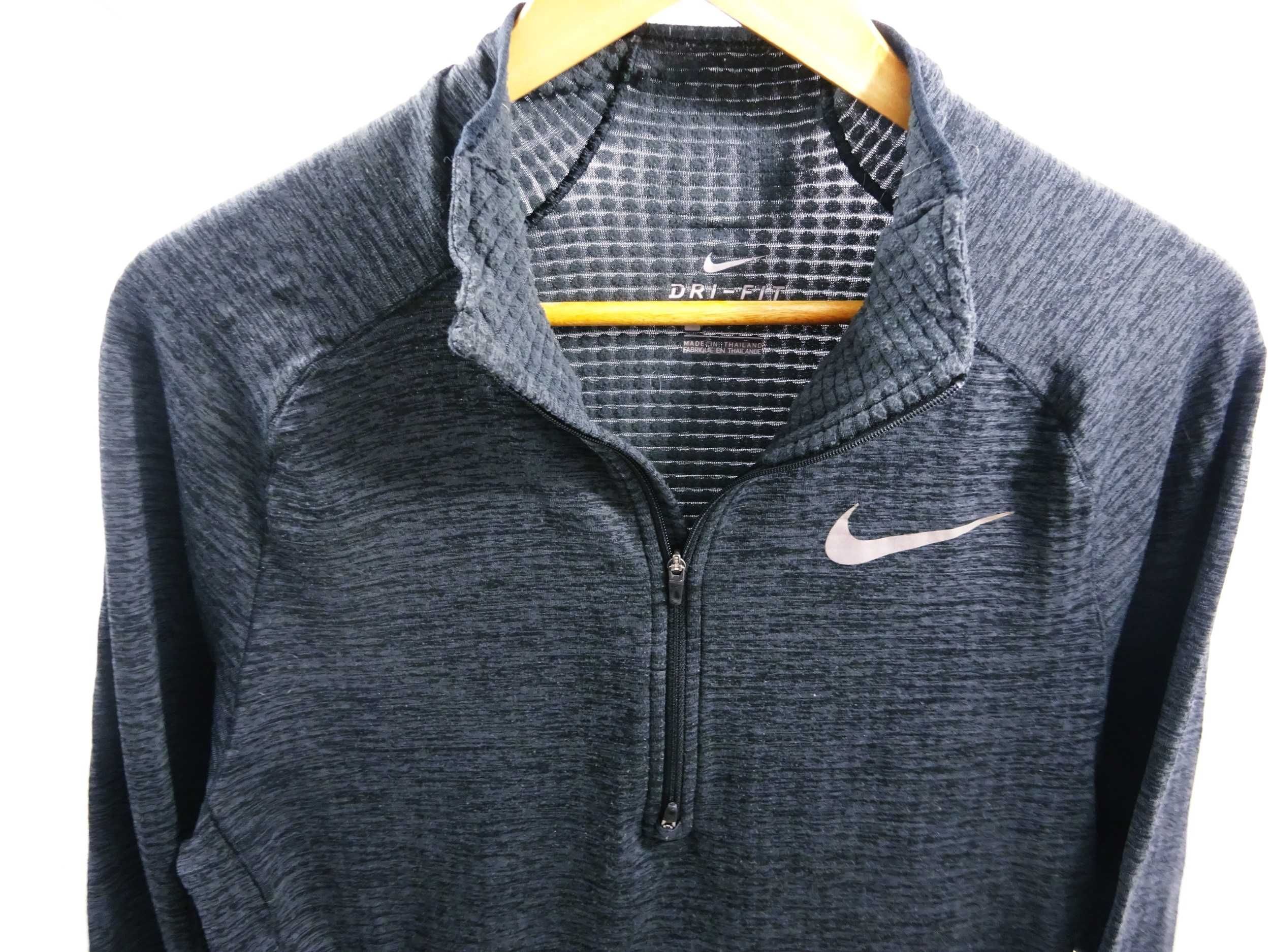 BR13 Treningowa bluzka męska NIKE długi rękaw sportowa termoaktywna M