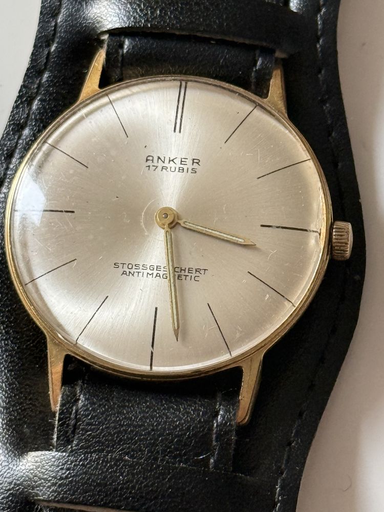 Zegarek Anker 17 rubis Antimagnetic, srednica 35mm, sprawny