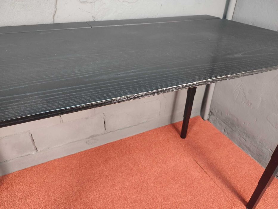 Biurko czarne VS elektryczne 180x90cm elektrycznie sterowane 70-118cm