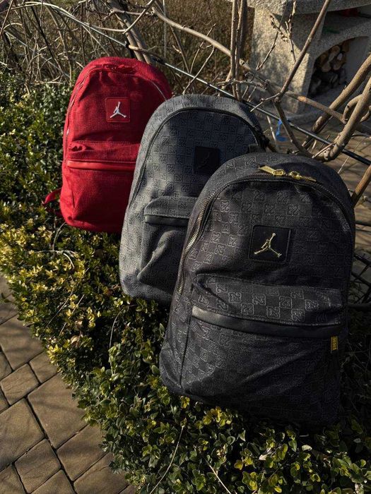 Рюкзак Jordan Monogram Black/Grey/Red