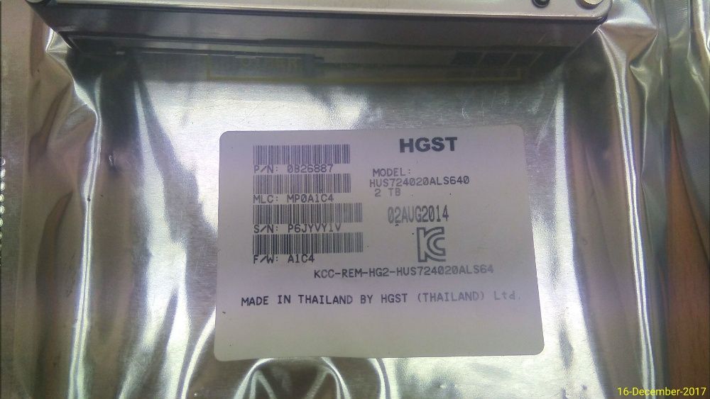 жорсткий диск 2Tb SAS Hitachi HUS724020ALS640
