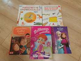 Książki dla dzieci, książeczki dla dziewczynki, zestaw 5 książek