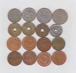 16 x moedas Japão