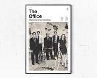 The office US - PLAKAT NA PŁÓTNIE  wysokiej jakości 30x40cm