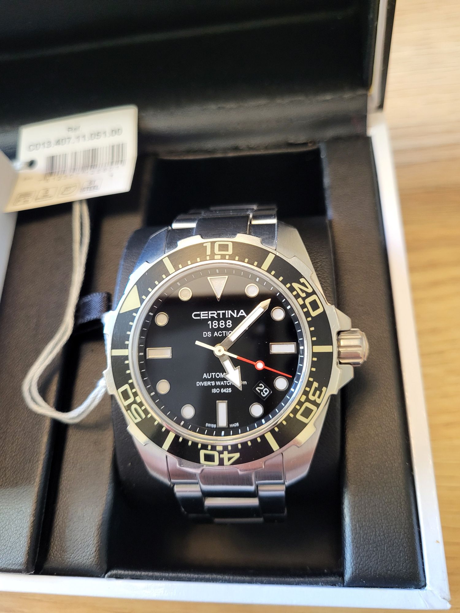 Годинник Certina DS Action divers часы механические