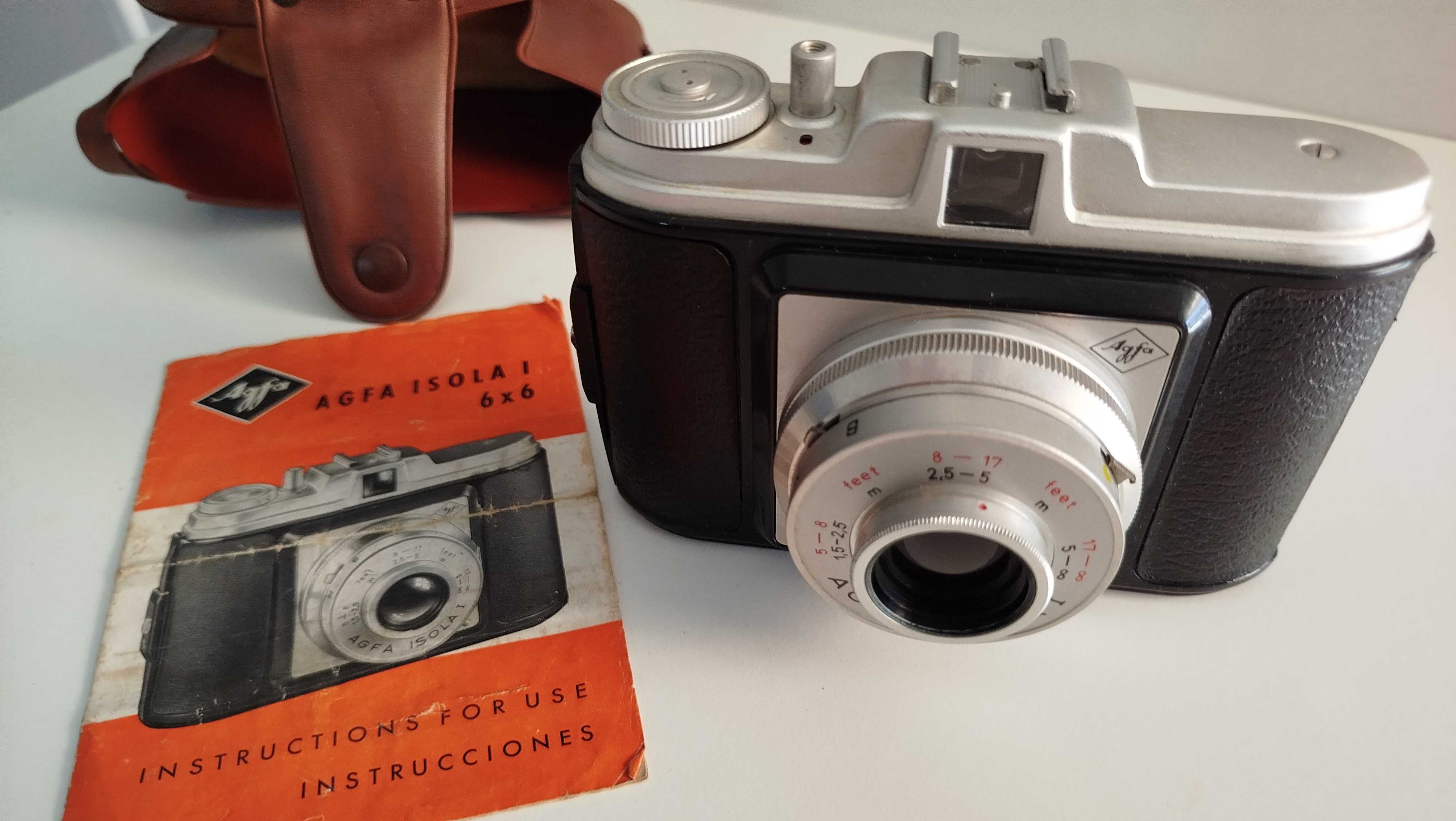 Máquina Fotográfica (Vintage-Coleção) AGFA ISOLA I - Entrega Grátis