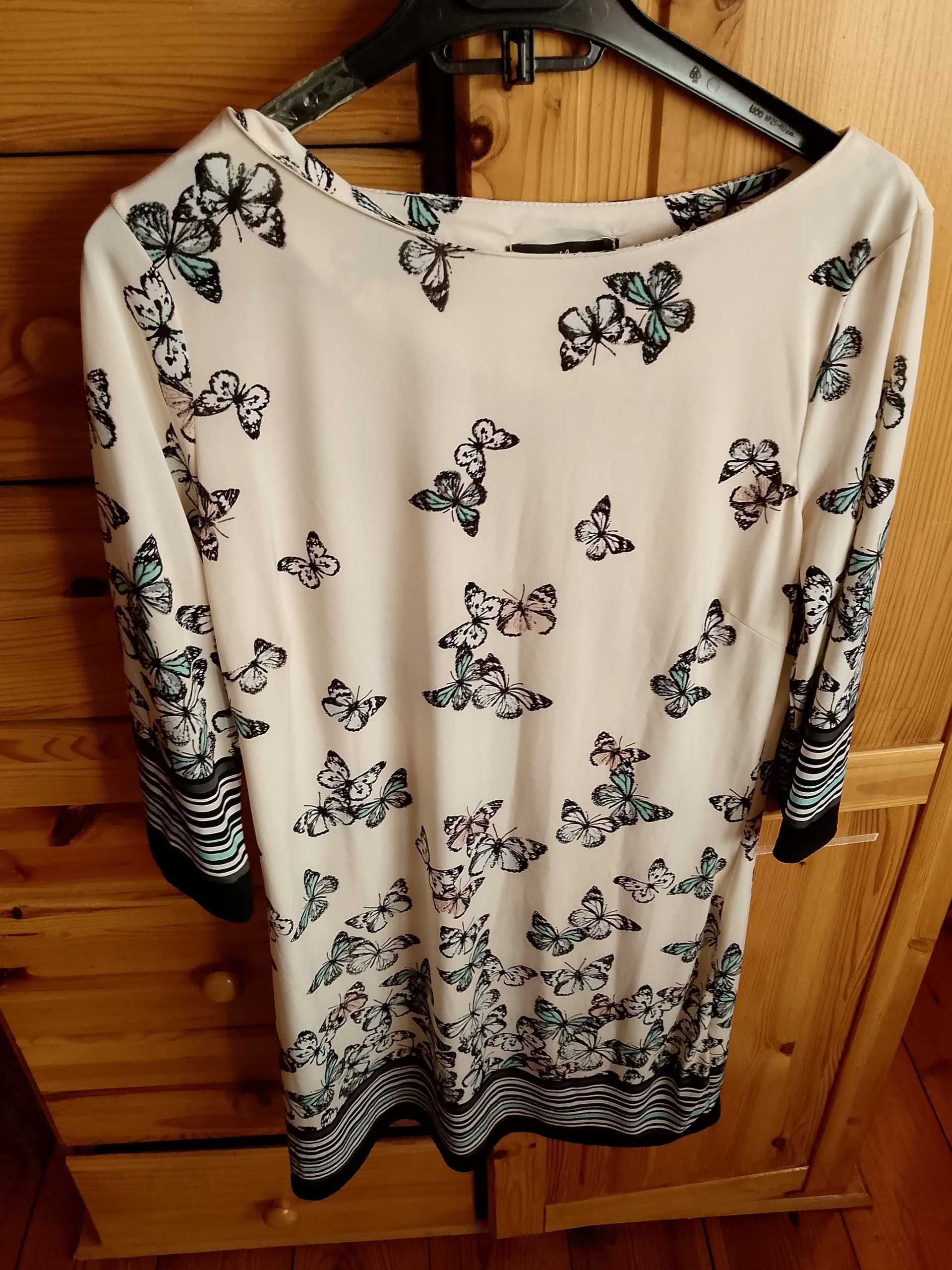 Sukienka w  motyle