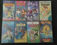 Cassetes VHS Disney desenhos animados clássicos antigos