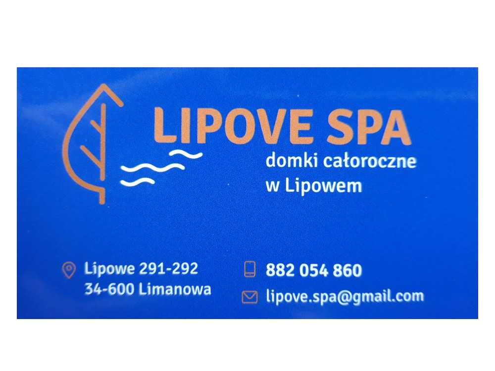 LIPOVE SPA całoroczne domki na wynajem, sauna, jacuzzi, basen, grill.