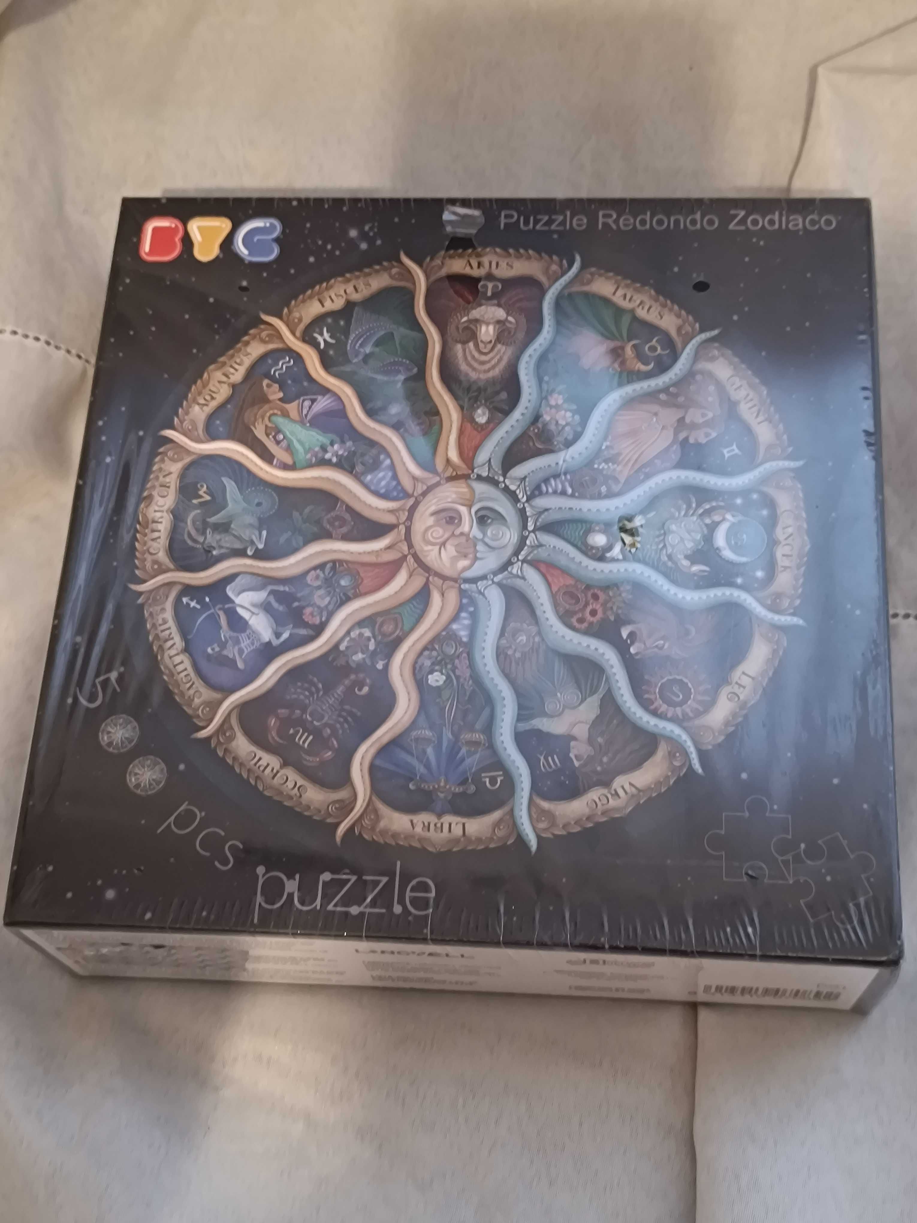 Puzzle 500 peças Signos do Zodíaco:Novo