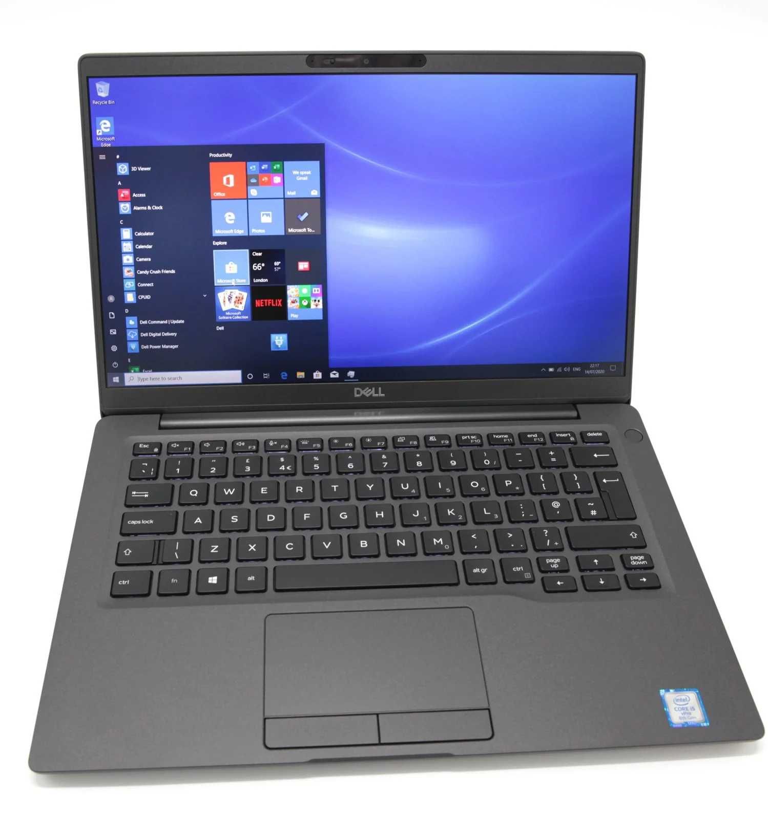 DELL LATITUDE 7400 i5-8365U 8GB 256GB SSD 14" Grau A - RECONDICIONADO