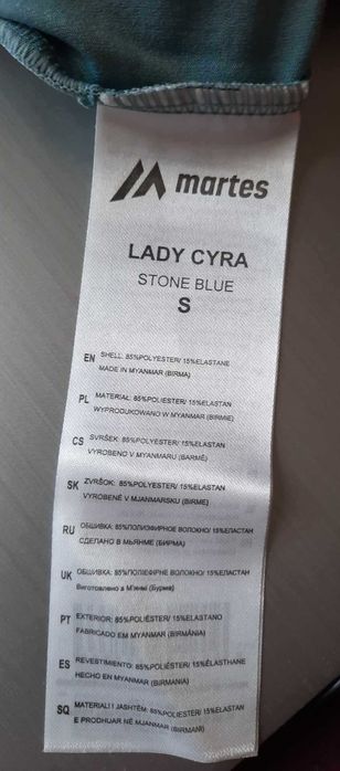 Bluza sportowa damska z kapturem * turkusowa * rozm. S-M * Martes