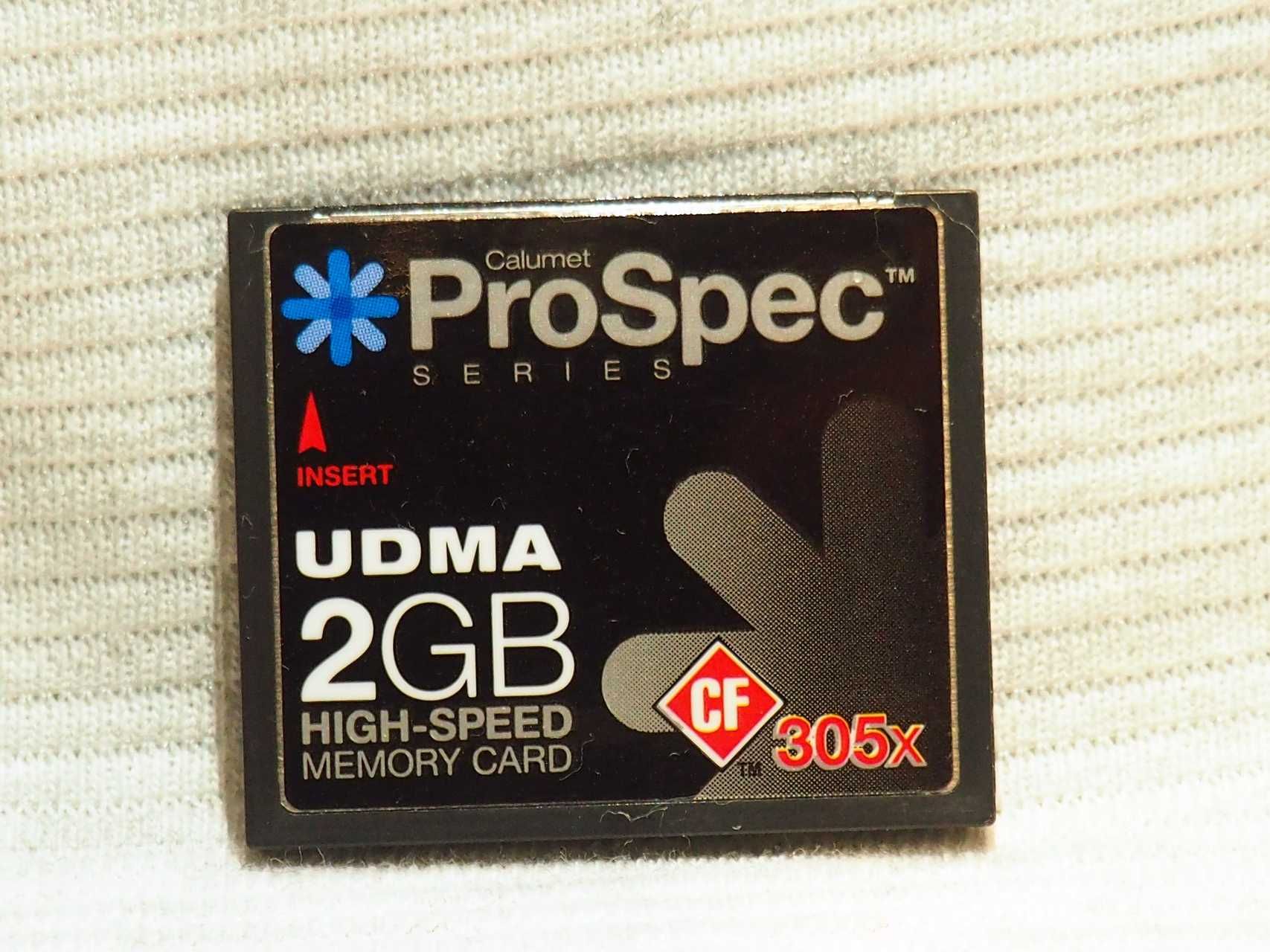 Karta pamięci Compact flash CF memory card Calumet ProSpec 2Gb 305x.
