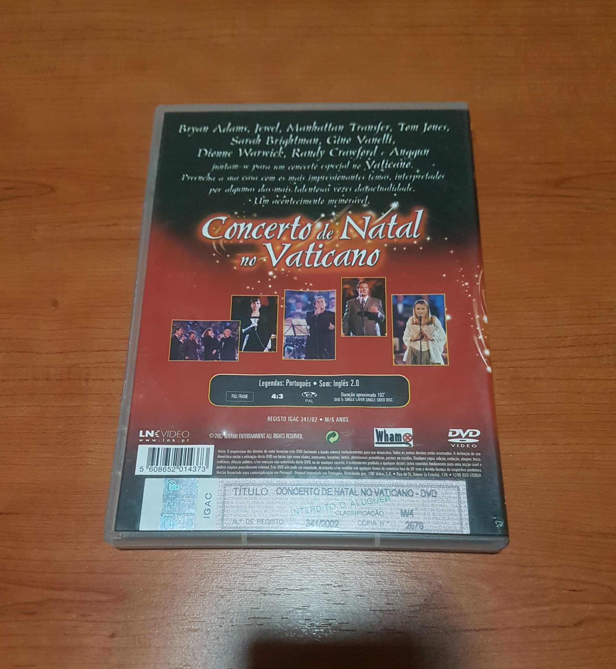 DVD CONCERTO DE NATAL NO VATICANO - Um acontecimento memorável