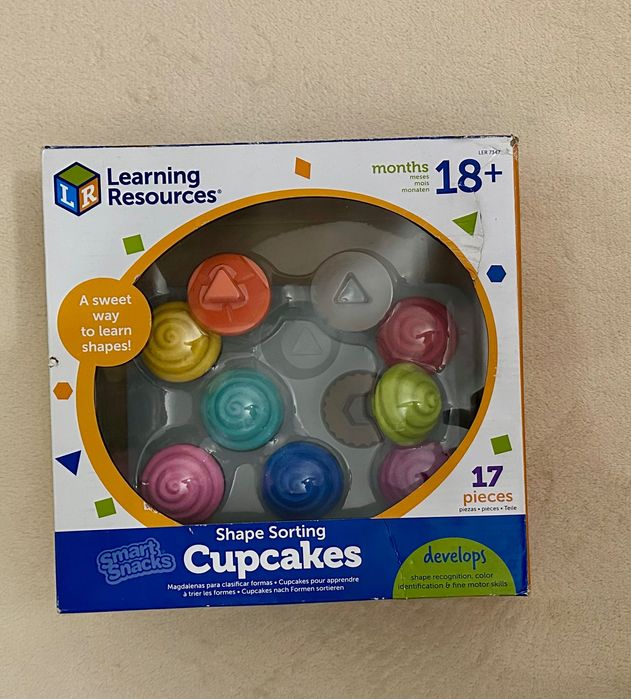 Навчальний сортер Learning resources Cupcakes Капкейки