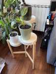 IKEA SATSUMAS Floreira, bambu/branco, 78 cm