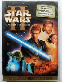 2 DVD - Star Wars, O Ataque dos Clones, como novo