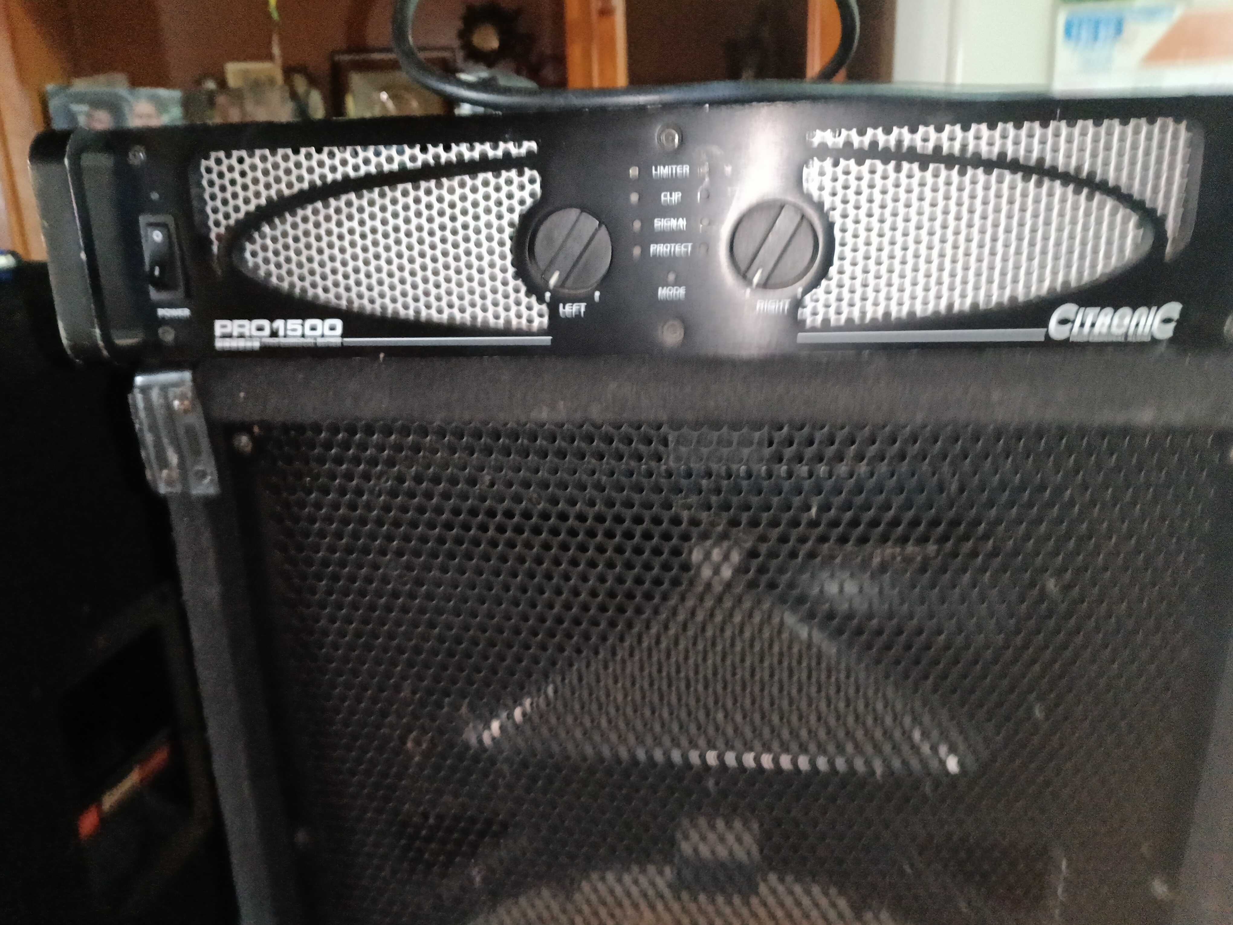 Vendo Amplificador Citronic PRO 1500