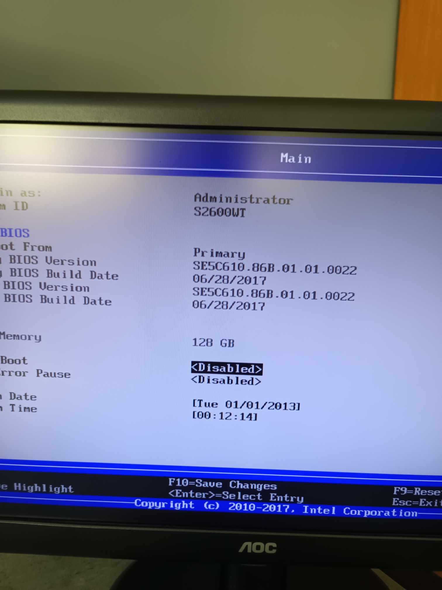 Serwer Intel S2600WT 2× Xeon E5-2640 v4 128 GB RAM 2×750 W PSU Szyny