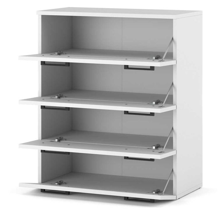 Szafka Na Buty Nowoczesna Hugo Uchylna 4 Drzwiczki 71cm Do Przedpokoju