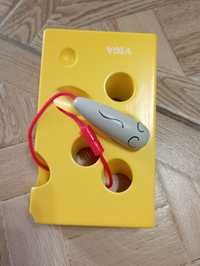 Іграшка шнуровка мишка та сир
