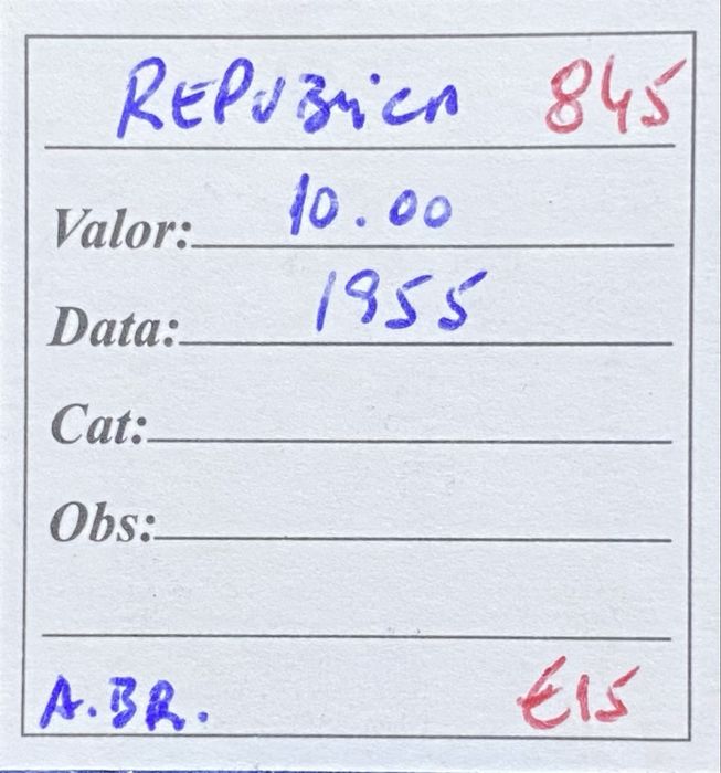 Moeda 10 Escudos 1955