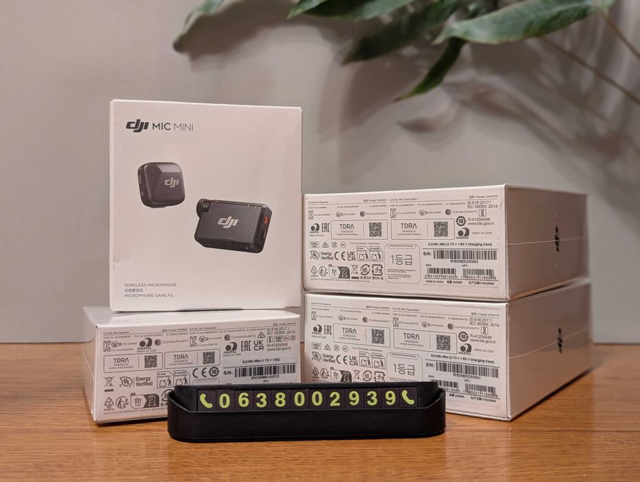 DJI Mic Mini (1 TX + 1 RX) • Оплата частинами • Бездротовий мікрофон