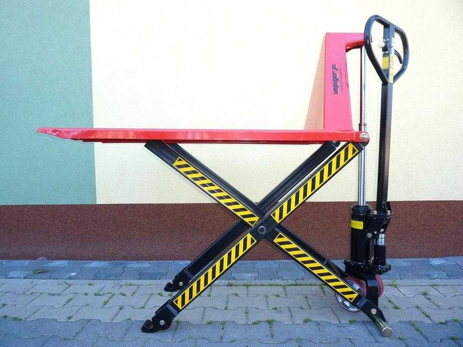 Wózek paletowy nożycowy HLT15 paleciak podnośnikowy 1,5T na 0,8m