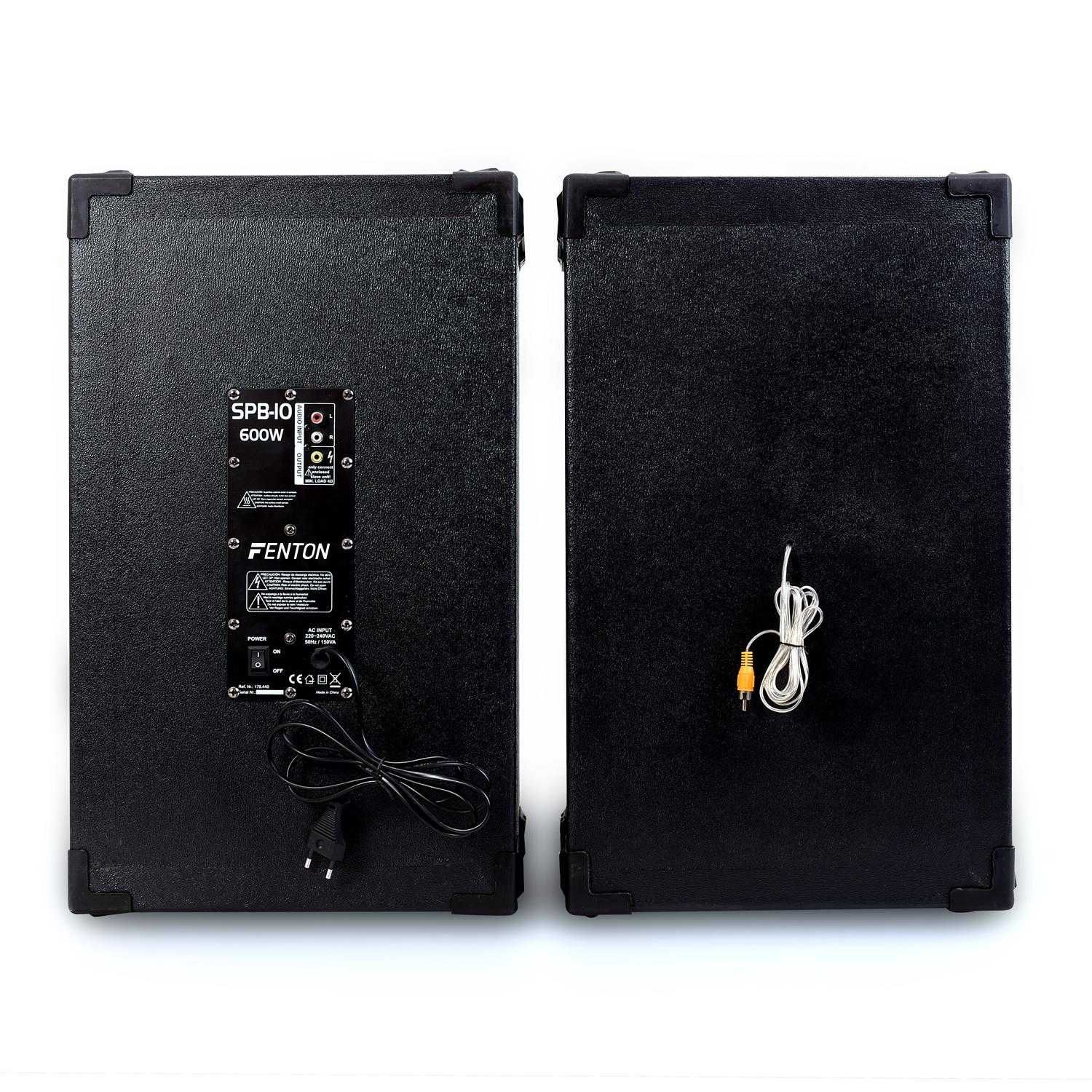 Zestaw kolumn aktywna+pasywna Fenton SPB-10 USB/SD