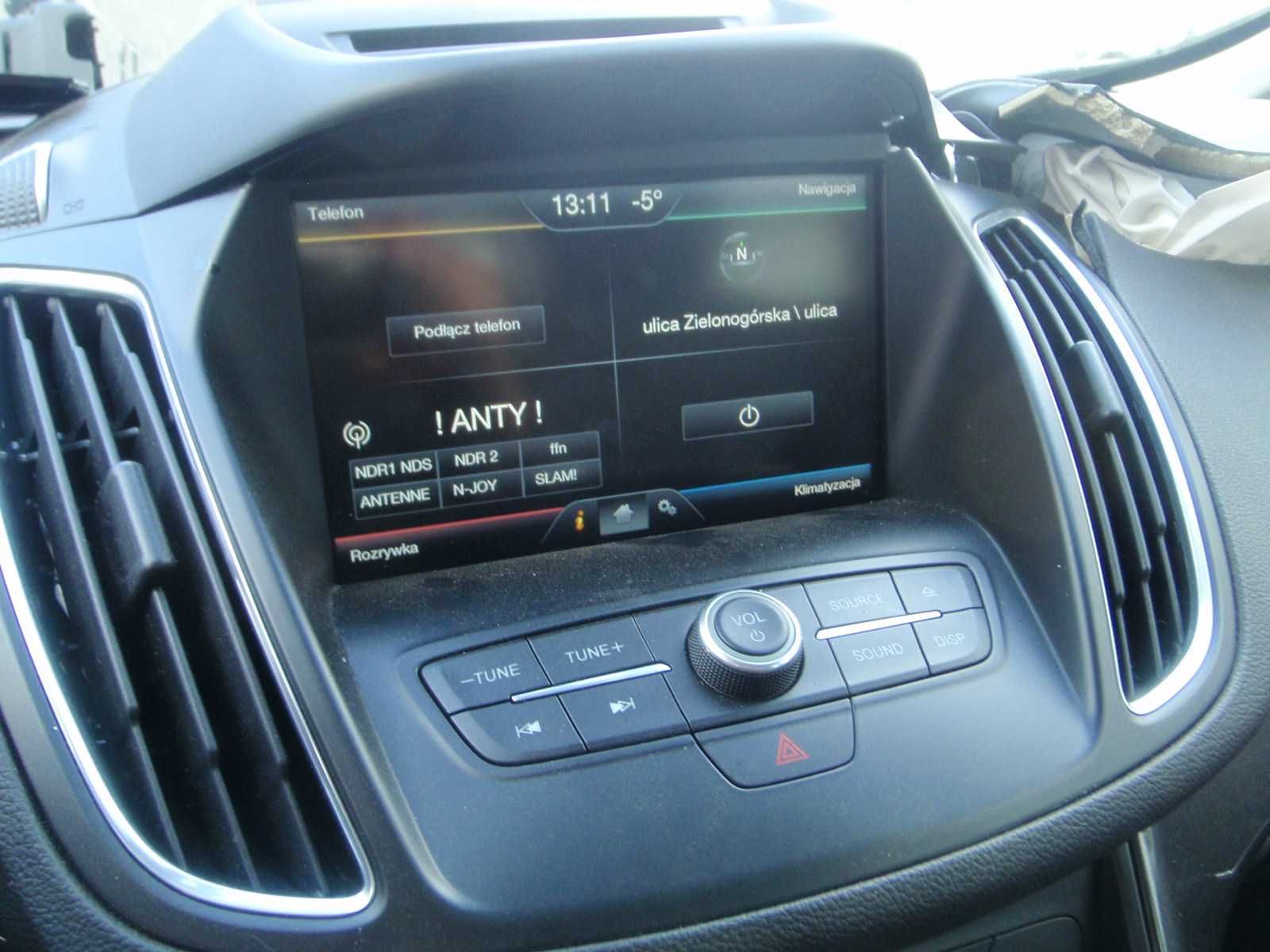 Ford Kuga mk 2,C-MAX Radio Sync 2 polskie menu nawigacja