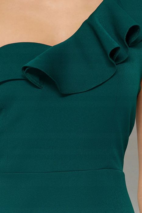 Trendyol 42 Xl Sukienka Zielona Maxi Wieczorowa H16480